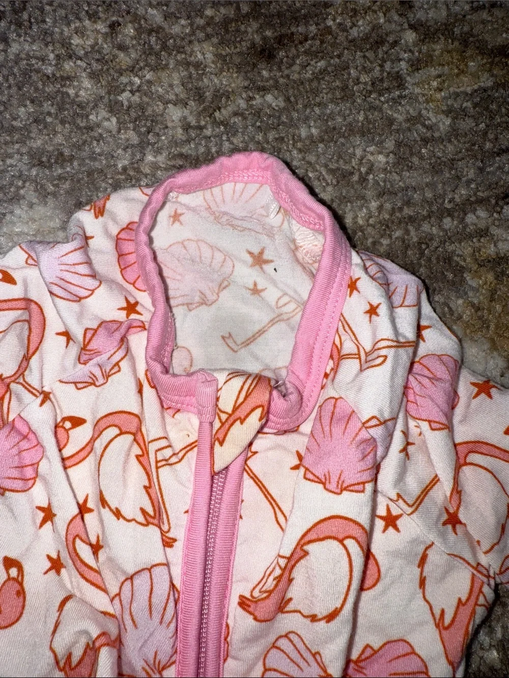 In my jammers pink flamingo